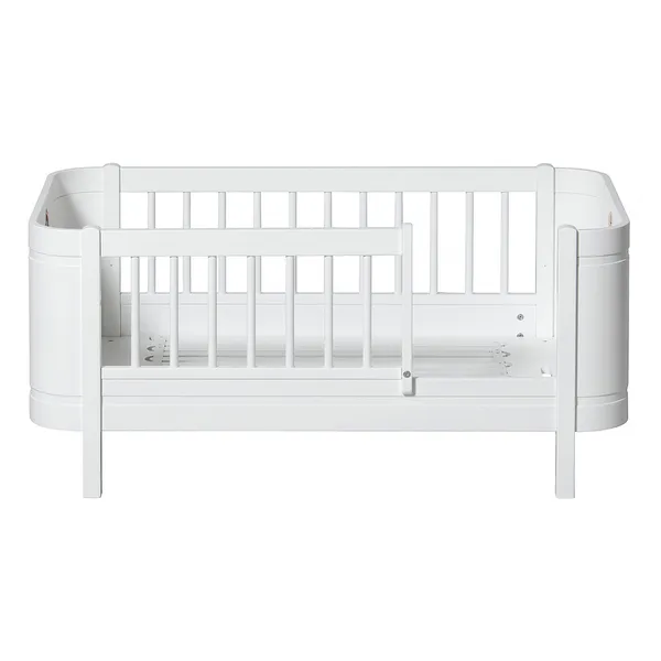 Wood Mini+ Cot Säng Inkl. Junior Kit Vit