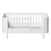 Wood Mini+ Cot Säng Inkl. Junior Kit Vit