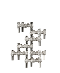 Quist Ljusstake Brushed Chrome
