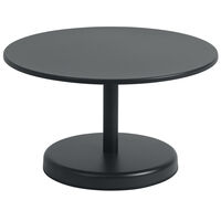 Linear Sohvapöytä Teräs Ø70x40 cm Antrasiitti