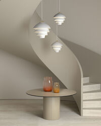 Valencia Pendant Ø42 Flat White / Brass