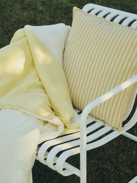 Terrazza Cushion 50x50 cm Yellow bold stripe