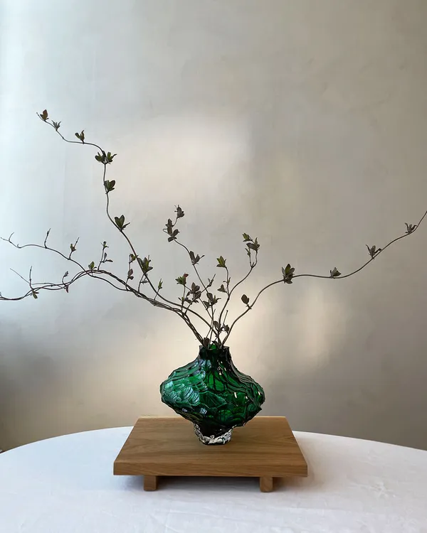 Canyon Vase 23 cm Grønn