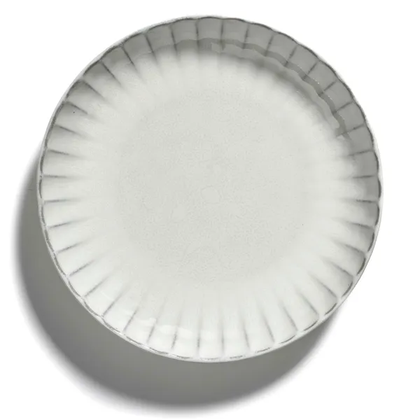 Inku Deep Plate Medium White