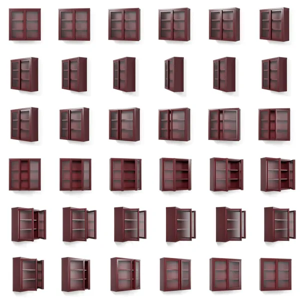 Store Väggskåp 60x60 cm Bordeaux