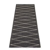 Max Gulvtæppe 70x240 cm Black/Vanilla