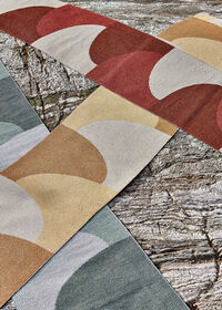 Hill Matta 70x270 cm Ochre / Pale Yellow / Cream