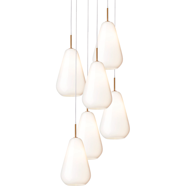 Anoli 6 Lysekrone Nordic Gold / Opal