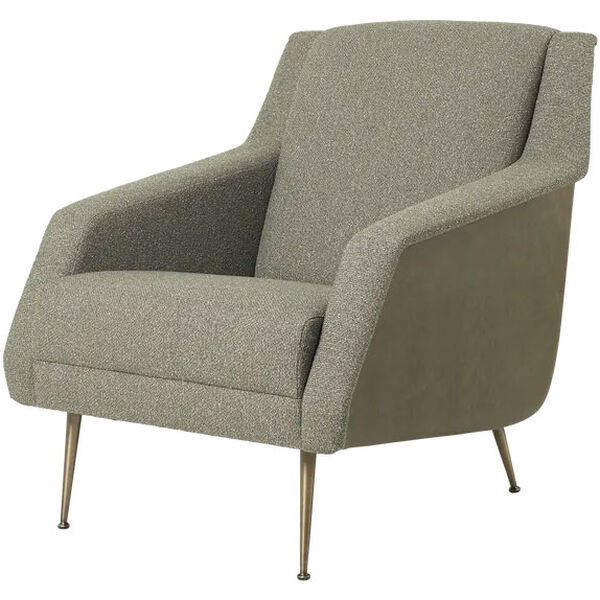 CDC.1 Lounge-Tuoli Around Bouclé Dedar 141 / Antique Brass Tuki