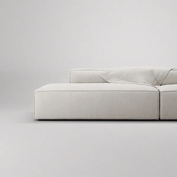 Grand 4-Personers Sofa åbne ender Moon White