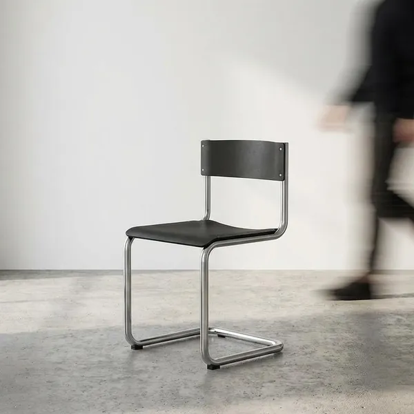FM622 Stol Poleret Stål/Olivengrøn