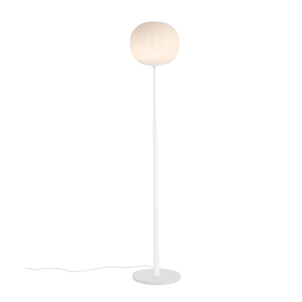 Lita Gulvlampe 30 cm Hvid / Opalglas