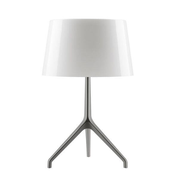 Lumiere Pöytävalaisin XXS Musta Kromi/Valkoinen