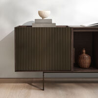 675 Chimney Skab 1768x38 cm Mørk Eg