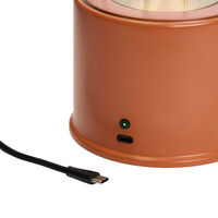 The Muse 2.0 Transportabel Lampe Claycourt Orange