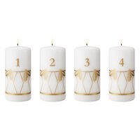 2026 Adventsljus 4-pack Guld