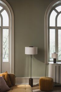 Bosco Gulvlampe Mørkbejdset Egetræ / Beige