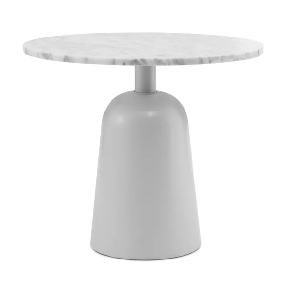 Turn Sofabord Hvid Marmor