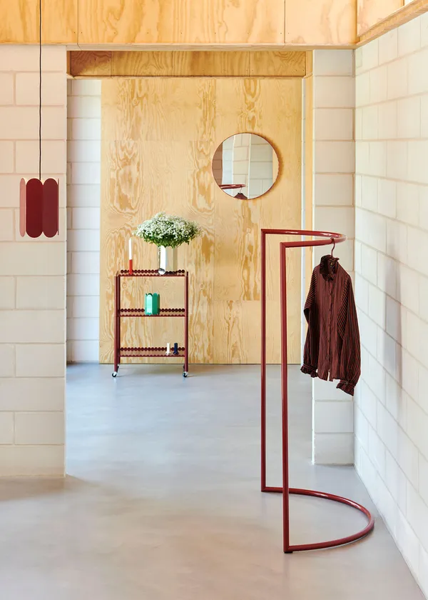 Colour Teline C Maroon Red