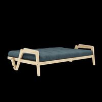 Grab Sovesofa Med Madras Klarlakeret / Grå