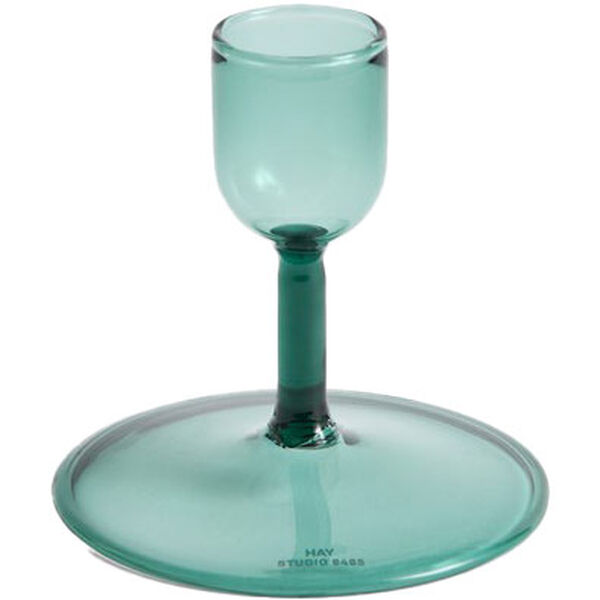 Tiny Candleholder Straight Aqua
