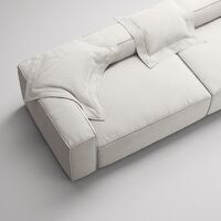 Grand Nelipaikkainen Sohva Moon White