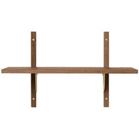 Sector Single Narrow Hylde 34x54 cm Røget Eg/Messing