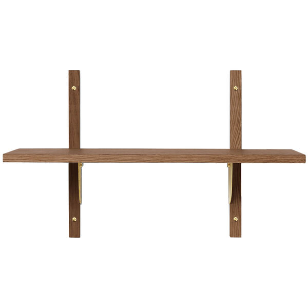 Sector Single Narrow Hylde 34x54 cm Røget Eg/Messing