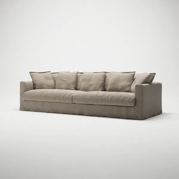 Le Grand Air 4-Personers Sofa Hør Savage Linen