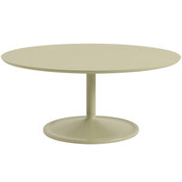 Soft Salongbord Laminert Ø95 cm Laminat Beige Green