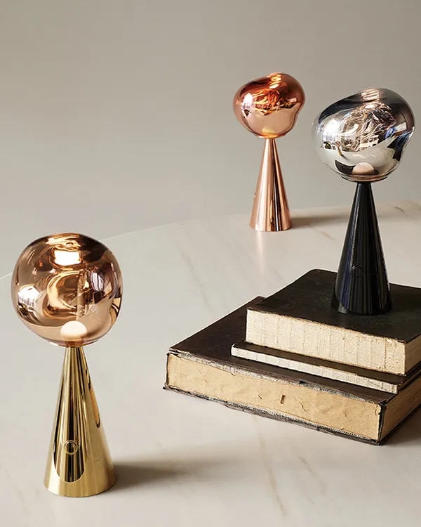 Melt Portabel Lampe Gull