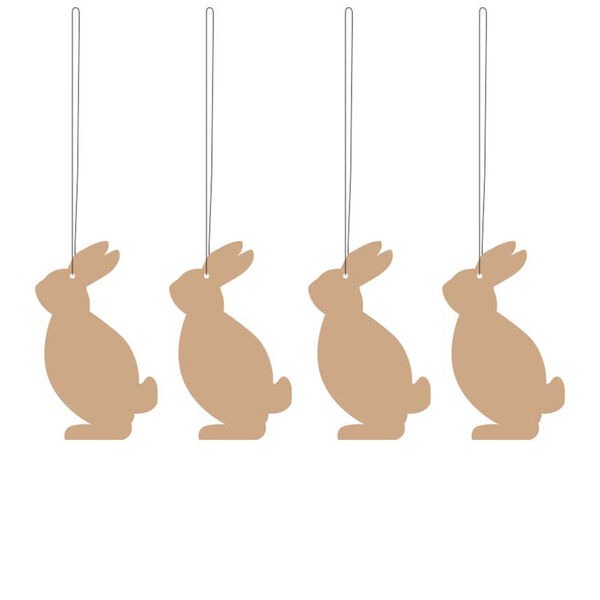 Easter Deco Hare Cafe Au Lait