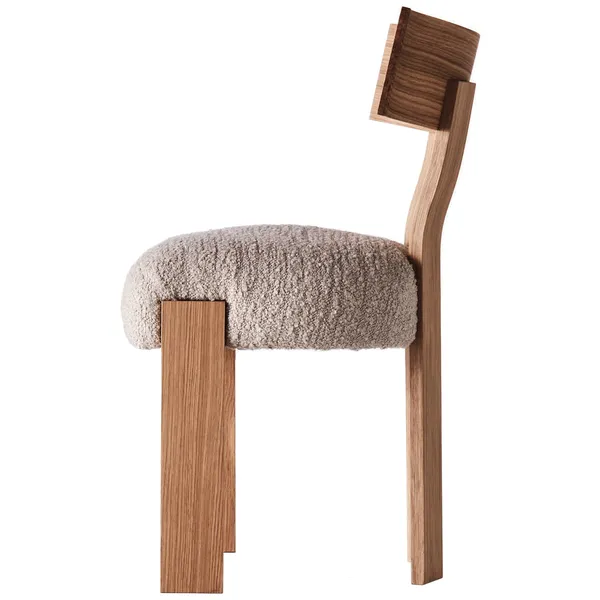 Alba Stol Ek / Bouclé Sand