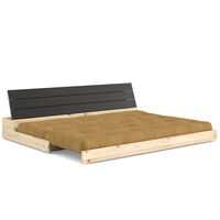 Base Sofa Bed Black Night / Golden Ochre
