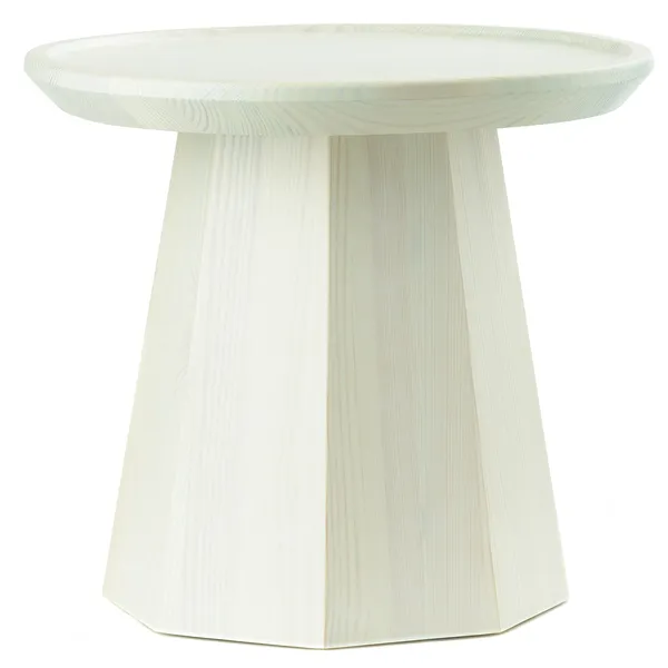 Pine Sidebord Ø45 cm Light Green