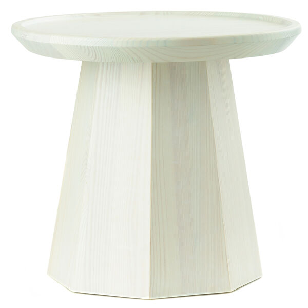 Pine Sidebord Ø45 cm Light Green