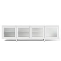 Store Mediabenk 180 cm Hvit