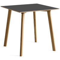 CPH Deux 210 2.0 Bord 75x75 cm Stone Grey / Vandbaseret Lakeret Eg