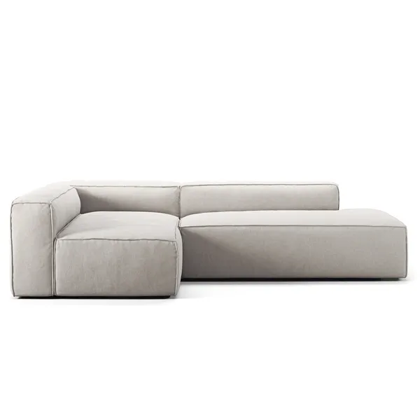 Grand Loungesofa 3-Pers åben ende Højre Moon White