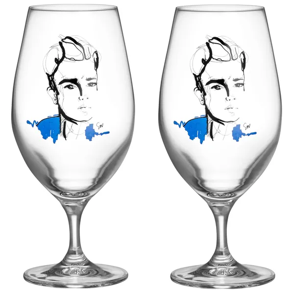 All About You Ølglass 40 cl 2-pk Celebrate Him