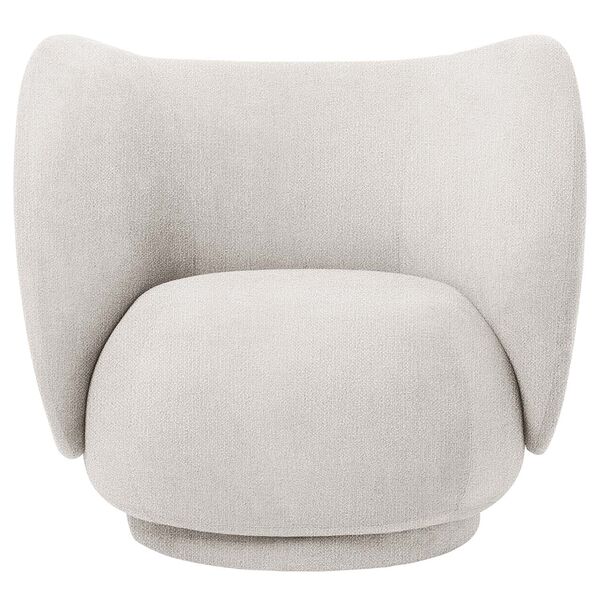Rico Boucle Loungestol Off-white