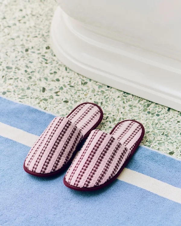 Stripe Badrumsmatta Dusty Blue