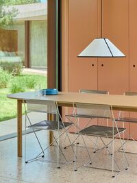 Annex Bord Aflang 95x220 cm Lakeret Eg