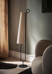 Ancora Gulvlampe Naturlig/Sort