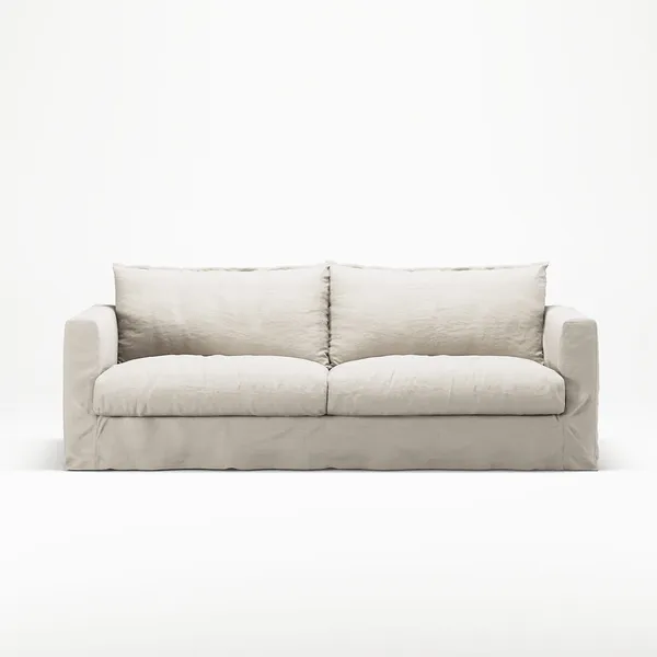 Le grand Air Nou 3-Sitssoffa Linne Creamy White