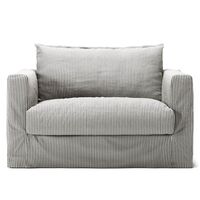 Le Grand Air Nou Love Seat Hør Ash Stripe