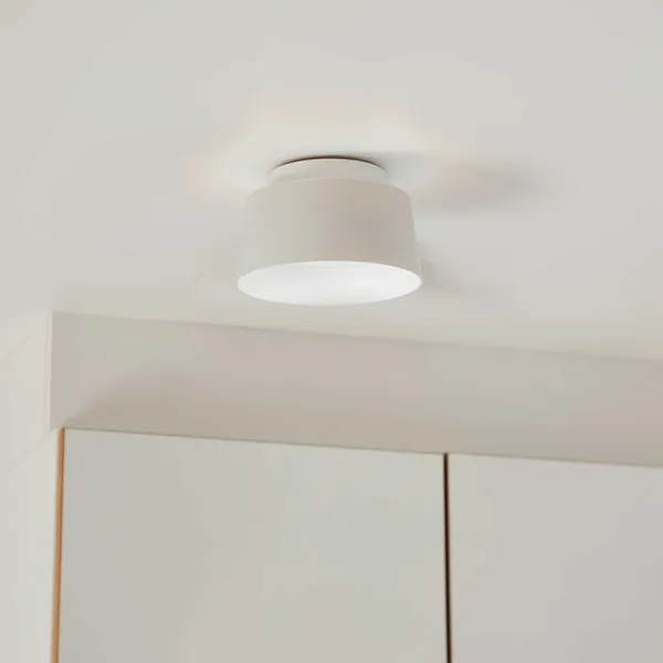 Cookie Væglampe / Loftslampe Ø15 cm Hvid