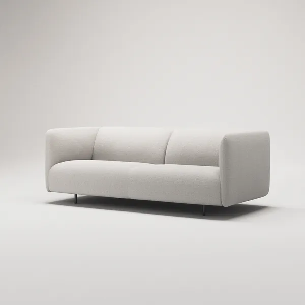 Urban 25-Sitssoffa Bouclétyg Calm White