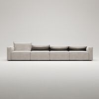 Moore 4-Personers Sofa Plush Beige