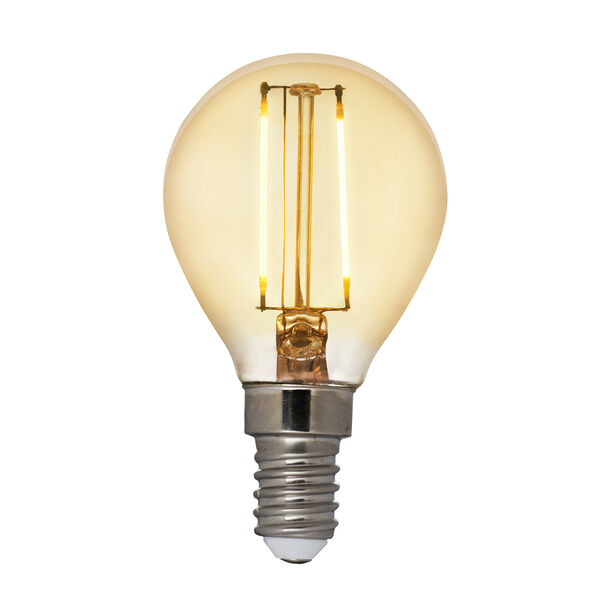 LED Filament Amber P45 45W E14 360lm Dæmpbar